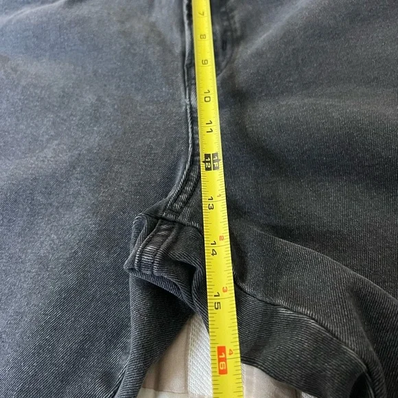 Women’s Levi’s Strauss heritage high rise kick boot grey jeans size 10 W30 - Picture 7 of 12